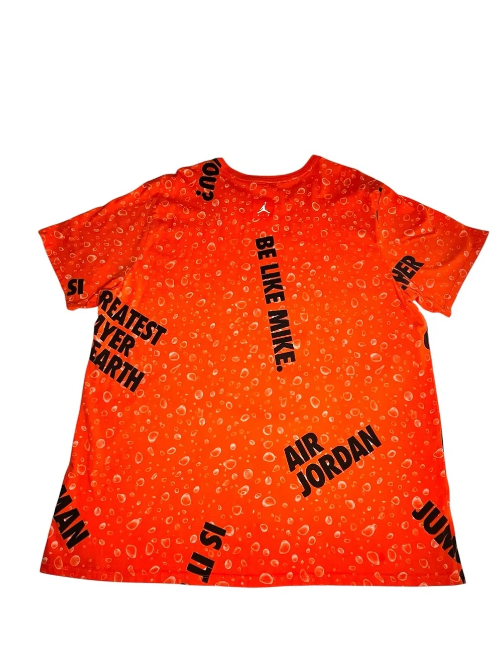 Jordan x Gatorade Be Like Mike Orange Graphic Tee 3XL AJ1165-819